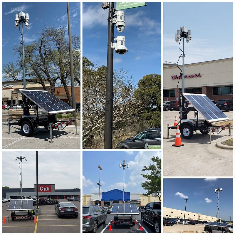 LotGuard Installations Montage - Parking Lot Surveillance