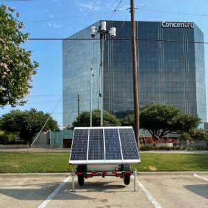 LotGuard Surveillance Trailer Deployed at Commercial Property - Thumbnail